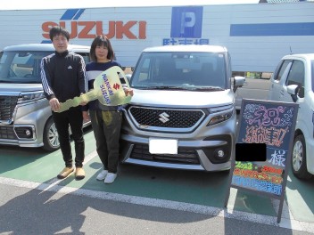 ソリオバンディット納車おめでとうございます♪
